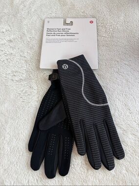 lululemon athletica Women’s Fast and Free Reflective Run Gloves, Size XS - NWT